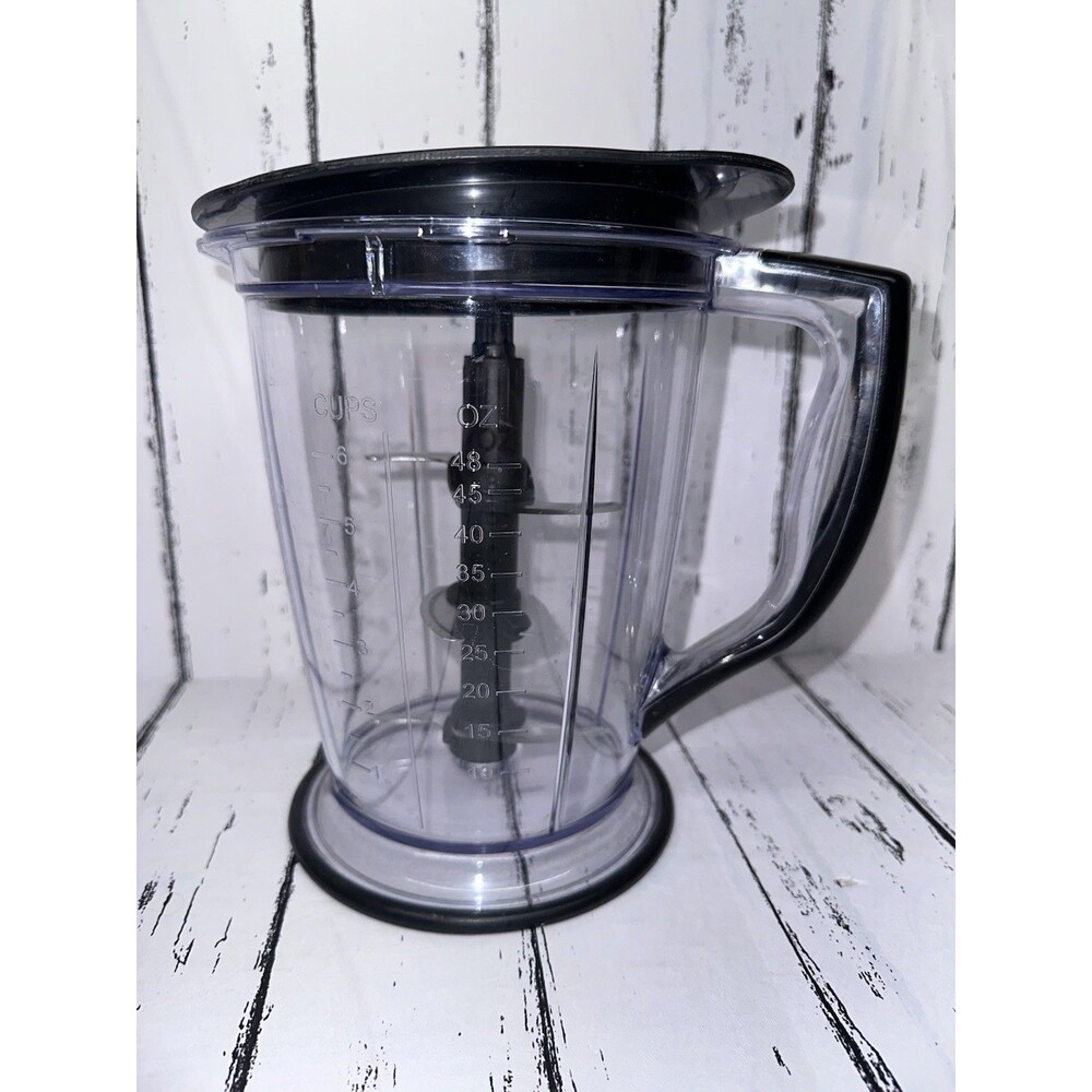 Ninja Master Prep Professional Replacement Pitcher 48oz 6 Cup With Blade & Lid